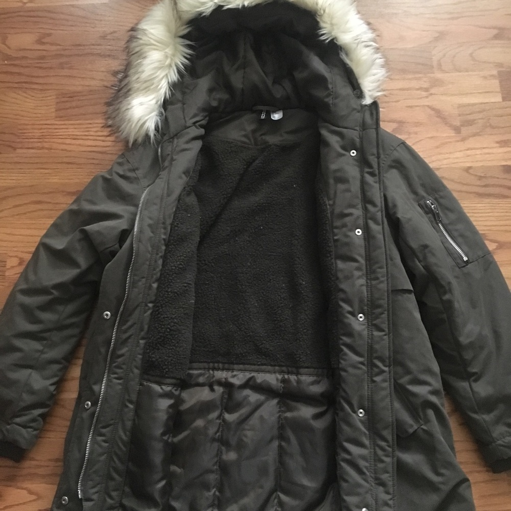 SOLD!!! H&M military green insulate parka - Picture 7 of 8